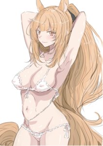 Rating: Questionable Score: 6 Tags: animal_ears arknights blemishine_(arknights) bra erect_nipples ken_(shutenndouji1) lingerie pantsu sketch tail User: Genex