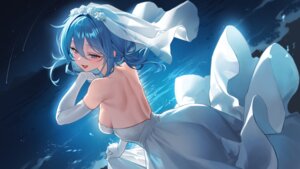 Rating: Questionable Score: 34 Tags: arahashi_tabi chano39 dress no_bra skirt_lift stellive wedding_dress User: VigorousMMM