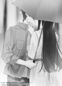 Rating: Safe Score: 2 Tags: dress fuyutsuki_koharu monochrome raemz sorano_kakeru toumei_na_yoru_ni_kakeru_kimi_to_me_ni_mienai_koi_wo_shita. umbrella User: VigorousMMM