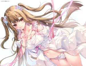 Rating: Questionable Score: 39 Tags: dress miwabe_sakura no_bra pantsu see_through User: drop