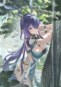 Rating: Questionable Score: 44 Tags: angel_no_shousou asian_clothes genshin_impact horns lauma no_bra pointy_ears User: VigorousMMM