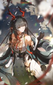 Rating: Safe Score: 34 Tags: arknights arknights:_endfield armor asian_clothes horns jiang_zhuti_jiojio pointy_ears tail zhuang_fangyi_(arknights) User: VigorousMMM