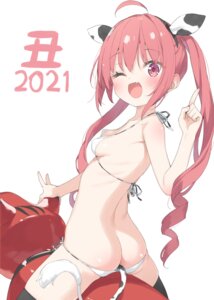 Rating: Questionable Score: 42 Tags: animal_ears artist_revision bikini hazuki_watora kani_biimu loli panty_pull swimsuits tail thighhighs User: himeno_nanako