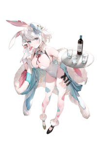 Rating: Questionable Score: 120 Tags: animal_ears bunny_ears bunny_girl fishnets no_bra siesta_(tanmoshi) tail tantei_wa_mou_shindeiru. thighhighs umibouzu waitress User: himeno_nanako