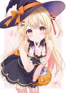 dress halloween hololive hololive_dev_is otonose_kanade toketa-sekai witch
