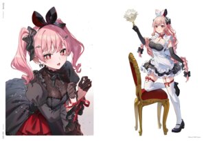 Rating: Questionable Score: 16 Tags: animal_ears atelier_live bondage bunny_ears dress gothic_lolita heels lolita_fashion maid no_bra rosuuri rosuuri_(vtuber) see_through stockings thighhighs User: Anonymous