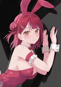 Rating: Questionable Score: 29 Tags: animal_ears azakura_(beniyomogi) bunny_ears bunny_girl fishnets love_live!_(series) love_live!_nijigasaki_gakuen_school_idol_doukoukai no_bra pantyhose tail uehara_ayumu User: saemonnokami