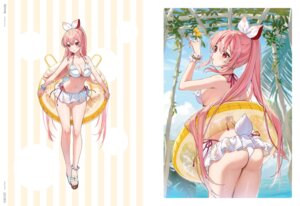 Rating: Questionable Score: 15 Tags: animal_ears ass atelier_live bikini bunny_ears rosuuri rosuuri_(vtuber) see_through skirt_lift swimsuits tail thong User: Anonymous