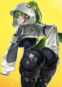Rating: Questionable Score: 48 Tags: arknights ass bodysuit fluorite_(arknights) garter pointy_ears ringeko-chan tail User: VigorousMMM