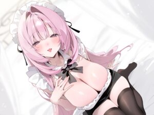 Rating: Questionable Score: 23 Tags: maid no_bra skirt_lift thighhighs yuruta User: Arsy