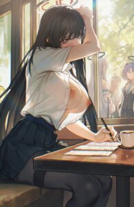 Rating: Questionable Score: 59 Tags: blue_archive breasts halo hayase_yuuka kryp132 nipples no_bra open_shirt pantyhose see_through seifuku tsukatsuki_rio ushio_noa User: KenB