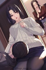 Rating: Questionable Score: 17 Tags: kagematsuri pantsu pantyhose see_through skirt_lift sweater User: saemonnokami