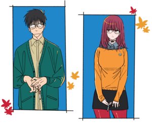Rating: Safe Score: 9 Tags: jinushi megane pantyhose sasaki_(yanisuu) super_no_ura_de_yani_suu_futari sweater yamada_(yanisuu) User: VigorousMMM