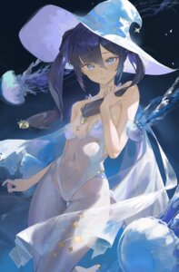 Rating: Questionable Score: 57 Tags: darr1o genshin_impact leotard mona_megistus no_bra see_through witch User: charunetra