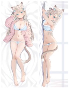 Rating: Questionable Score: 40 Tags: akino_ell animal_ears bra dakimakura moka_(akino_ell) nekomimi open_shirt pantsu panty_pull sweater tail User: whitespace1