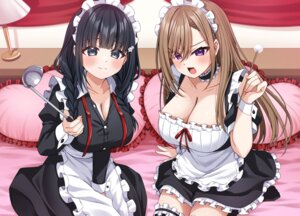 Rating: Questionable Score: 13 Tags: cleavage garter haduki_aoi komori_kuduyu maid no_bra onna_tomodachi_wa_tanomeba_igai_to_yarasete_kureru open_shirt serina_ruka thighhighs User: kiyoe