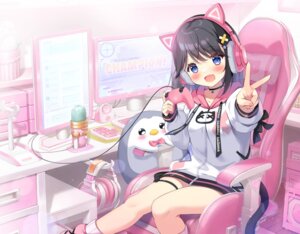 animal_ears garter headphones nekomimi oniichan_continue! pan panmimi_soft shirayuki_yuuri tail