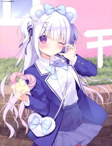 Rating: Safe Score: 22 Tags: animal_ears miyasaka_miyu seifuku shirona_(canvas+garden) skirt_lift User: drop