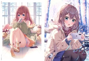 Rating: Safe Score: 3 Tags: lingerie pantyhose rosuuri seifuku skirt_lift sweater User: Anonymous