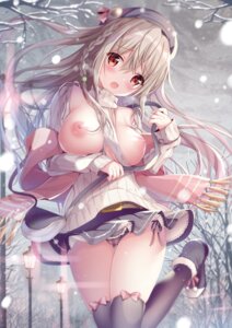 Rating: Questionable Score: 38 Tags: breasts cameltoe digital_version maeda_shiori nipples no_bra pantsu skirt_lift string_panties sweater thighhighs torn_clothes twinbox twinbox_(circle) twinbox_gakuen User: Arsy