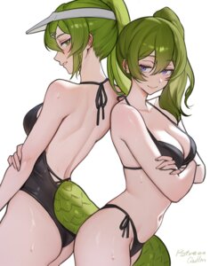 Rating: Questionable Score: 52 Tags: arknights arknights:_endfield bikini crossover fluorite_(arknights) quilm3 sousou_no_frieren swimsuits tail ubel wet User: VigorousMMM