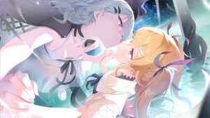 Rating: Questionable Score: 34 Tags: doruzou dress loli no_bra see_through summer_dress towasoft wallpaper yuri yuriarisu User: moonian