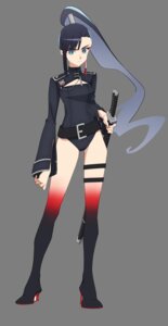 garter heels leotard sword tagme thighhighs towa_no_yuugure transparent_webp uniform yoiyami
