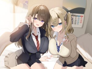 Rating: Questionable Score: 19 Tags: bra bunny_games cleavage open_shirt piyopoyo see_through seifuku sweater symmetrical_docking wet_clothes User: Anonymous