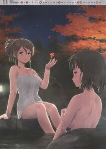 Rating: Questionable Score: 9 Tags: bathing calendar jiji kantai_collection littorio_(kancolle) onsen roma_(kancolle) topless towel wet User: yohji01m15