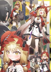 Rating: Safe Score: 34 Tags: animal_ears arknights arknights:_endfield dress endministrator_(female) garter kusaka_shi no_bra rossi_(arknights) skirt_lift tail User: himeno_nanako