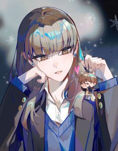 Rating: Safe Score: 10 Tags: amamiya_minato_(koori_no_jouheki) animal_ears chibi hikawa_koyuki kanniiepan koori_no_jouheki seifuku sweater tail User: VigorousMMM