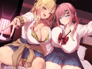 Rating: Questionable Score: 44 Tags: bra erect_nipples nekoarashi open_shirt pantsu seifuku selfie skirt_lift sweater symmetrical_docking thong User: kiyoe