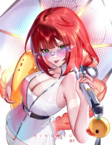 Rating: Questionable Score: 45 Tags: garter megane ringeko-chan see_through swimsuits tattoo ukinami_yuzuha umbrella zenless_zone_zero User: lacepanties