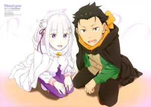 emilia (re zero) from re:zero kara hajimeru isekai seikatsu by sagawa haruka