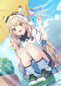 anemoi fusaba_aino garter kani_biimu key skirt_lift umbrella