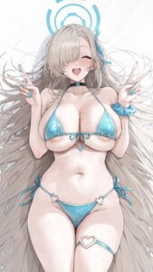 Rating: Questionable Score: 78 Tags: akita_hika areola bikini blue_archive erect_nipples garter halo ichinose_asuna jpeg_artifacts swimsuits wet User: Genex