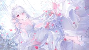Rating: Questionable Score: 28 Tags: a20_(atsumaru) dress hanamiya_rica indie_virtual_youtuber no_bra wallpaper wedding_dress User: whitespace1