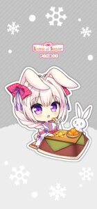 Rating: Safe Score: 5 Tags: animal_ears bunny_ears chibi inashiro_mikoto kimono lump_of_sugar madohi_shiroki_no_kamikakushi moekibara_fumitake sheets tail User: k25c2yf