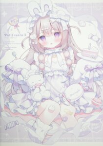 Rating: Safe Score: 19 Tags: animal_ears bandaid bloomers bunny_ears dress omochi_monaka User: keyswallow