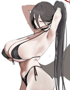 angel bikini blue_archive hanekawa_hasumi sketch swimsuits toma50 wet wings