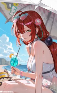 garter helloimtea megane see_through swimsuits tattoo ukinami_yuzuha zenless_zone_zero