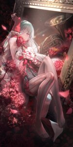 Rating: Questionable Score: 43 Tags: bandages eyepatch garter no_bra pantyhose phrolova wuthering_waves zhenli-mari User: BattlequeenYume