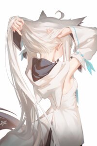 Rating: Questionable Score: 31 Tags: animal_ears hololive hololive_gamers hyde_(tabakko) kitsune no_bra shirakami_fubuki tail User: lacepanties