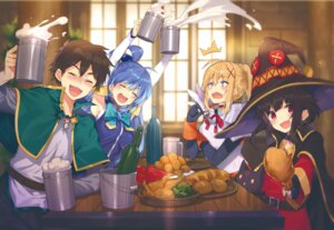 Rating: Safe Score: 11 Tags: aqua_(konosuba) armor chomusuke dress dustiness_ford_raratina kono_subarashii_sekai_ni_shukufuku_wo! megumin mishima_kurone satou_kazuma witch User: himeno_nanako