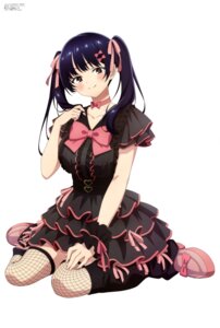 Rating: Safe Score: 29 Tags: aquastar_inc. boku_no_kokoro_no_yabai_yatsu dress fishnets gothic_lolita lolita_fashion thighhighs yamada_anna User: drop