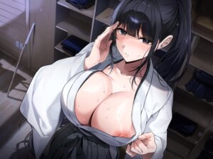 Rating: Questionable Score: 42 Tags: gijang japanese_clothes nipple_slip no_bra open_shirt undressing wet User: Arsy