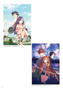 Rating: Safe Score: 6 Tags: dress hayama_haru hechima jougasaki_akuto kanojo_ga_ikiteru_sekaisen! sasaki_rentarou skirt_lift sweater User: himeno_nanako