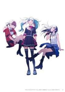 Rating: Safe Score: 9 Tags: garter hatsune_miku hechima heels hoshino_ichika_(project_sekai) mochizuki_honami project_sekai sega skirt_lift sweater thighhighs uniform vocaloid User: himeno_nanako