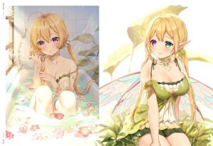 Rating: Questionable Score: 23 Tags: bathing dress fairy heterochromia no_bra pointy_ears rosuuri see_through wet wet_clothes wings User: Anonymous