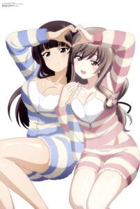 Rating: Questionable Score: 29 Tags: girls_und_panzer lingerie nishizumi_shiho okada_natsumi pajama shimada_chiyo User: drop